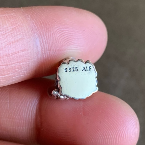 NWT Retired Pandora Angel of Love Silver Charm With Heart Shaped Clear Zirconia - Picture 10 of 12